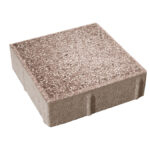 Venkovní dlažba čtverec pemrlovaný karamel