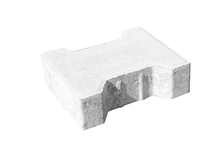 Zámková dlažba "ičko" prodej - bílá