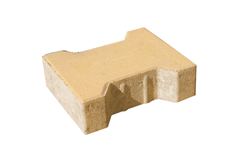 Zámková dlažba "ičko" prodej - žlutá